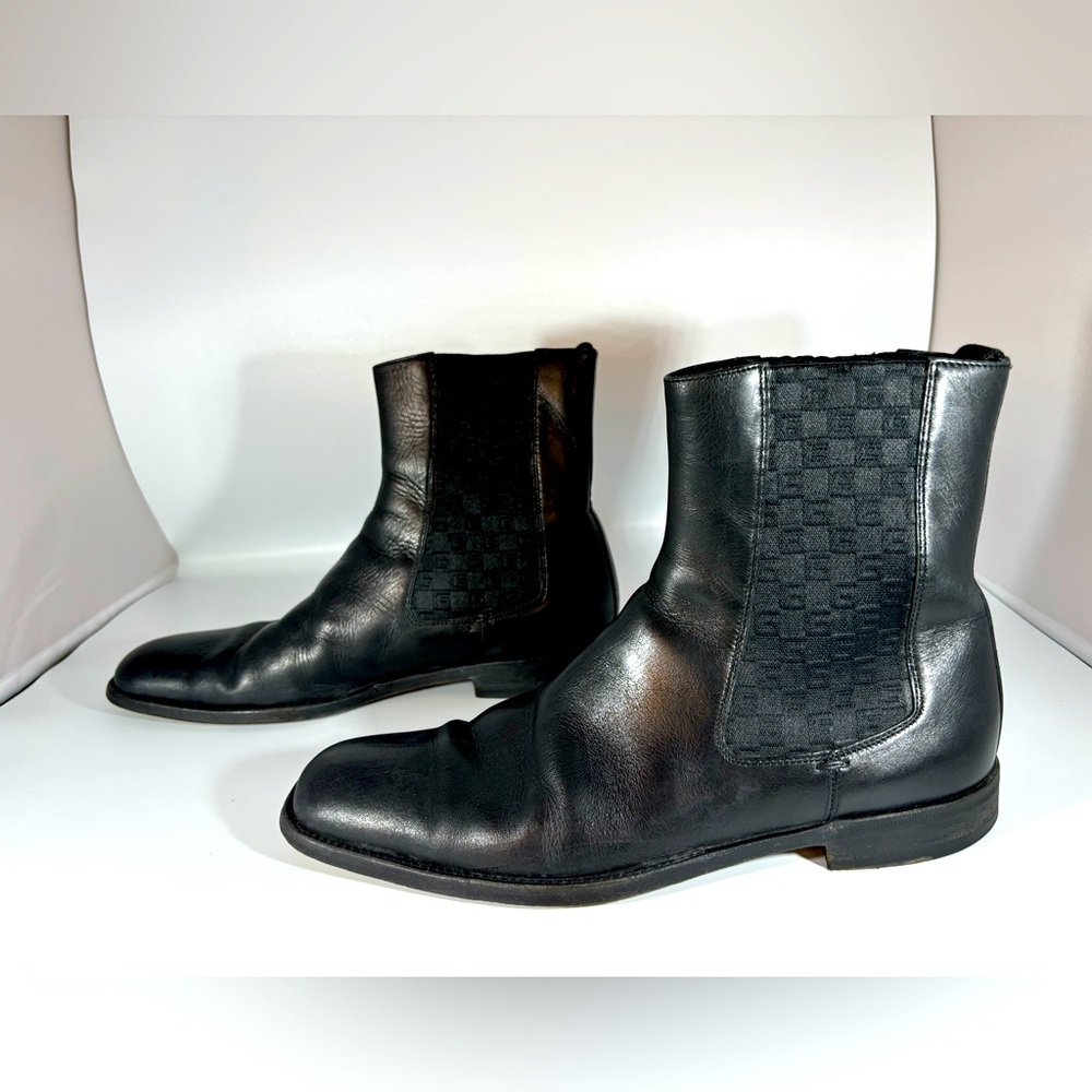 Classic Black Leather Men's Boots